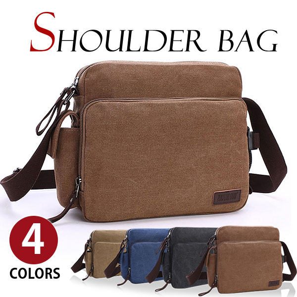 【お買い物マラソンP20倍】MY BAG ショルダーバッグ シンプル人気型 耐久性 高級キャンバス 帆布 メンズ 斜めがけ 自転車 通学 通勤 書類 メッセンジャーバッグ おしゃれ A4サイズ 書類鞄かばん 8571新生活 父の日 誕生日 クリスマス 実用的 ギフト プレゼント｜BLAZONRY