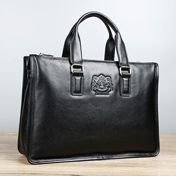 【お買い物マラソンセール中】店長オススメ MY BAG ブリーフケース ビジネスバッグ 上質牛革 本革レザー メンズ 男性用 14PC 2WAY 斜めがけ ショルダーバッグ トートバッグ 通勤 出張 A4サイズ 書類鞄 新生活 父の日 誕生日 クリスマス 実用的 ギフト プレゼント