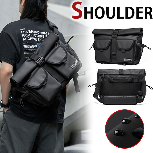 【期間限定15%OFFクーポン】MY BAG メッセンジャーバッグ ショルダーバッグ 柔らかいレザー メンズ バックル開閉 斜めがけ 自転車鞄 アウトドア ビジネス PVCレザー A4書類鞄 15型PC収納可 おしゃれ 新生活 父の日 誕生日 クリスマス 実用的 ギフト プレゼント