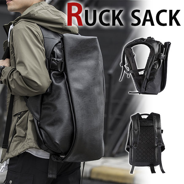 【お買い物マラソンセール中】MY BAG 店長オススメ リュックサック USBポート付き スーツケース搭載 メンズ レディース ビジネスリュック 紳士用バック 通勤 出張 旅行 15型PC収納 A4書類鞄 自転車鞄 ブラック 黒 新生活 父の日 誕生日 クリスマス 実用的 ギフト プレゼント