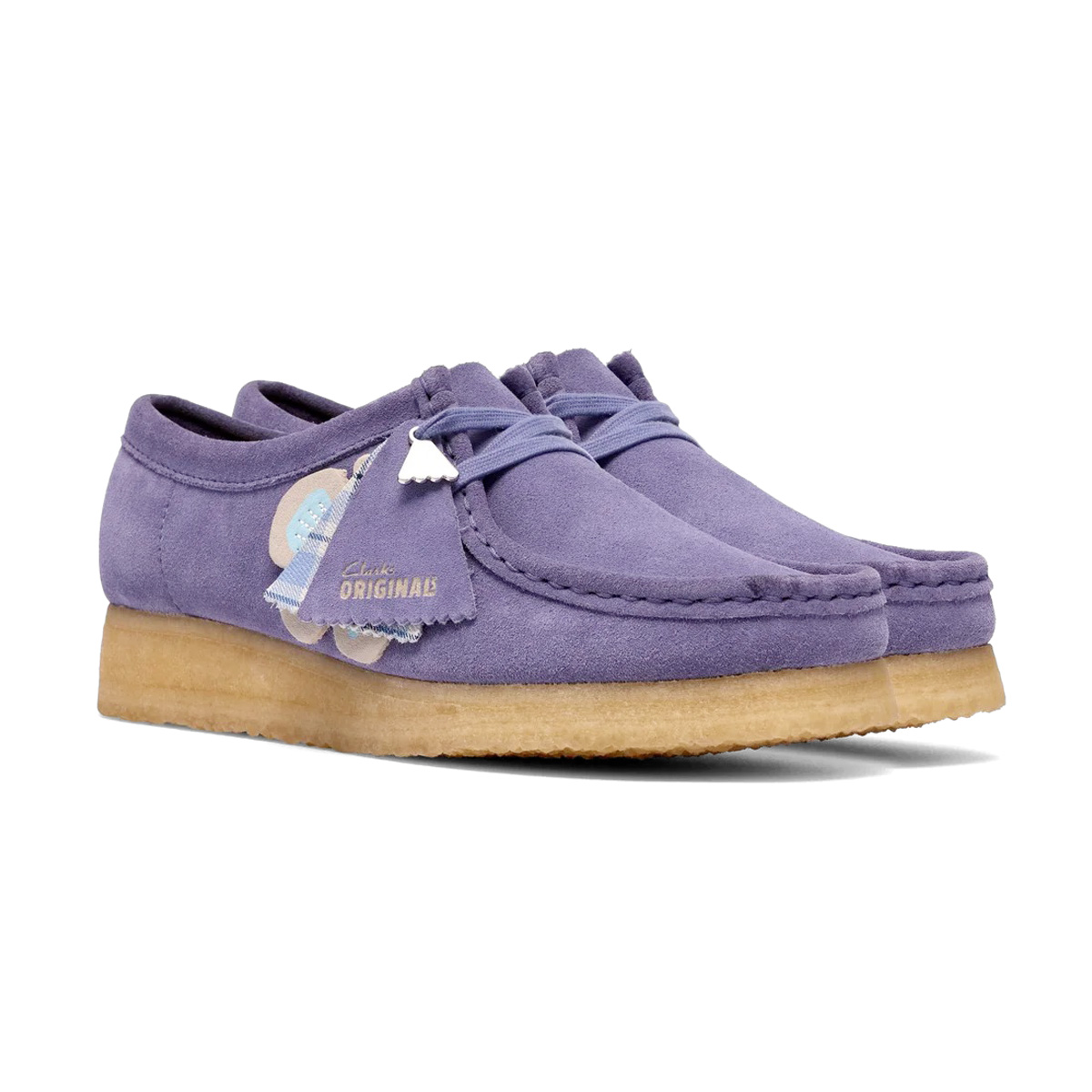 Clarks クラークス スニーカー 表どおり スケーター Wallabee. Purple Interest 26186542