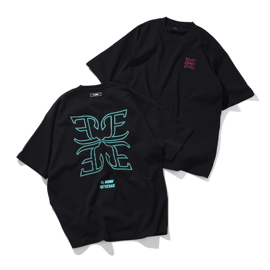 EL REIGN エルレイン 半袖Ｔシャツ 表どおり スケーター “REVENGE” FRAGMENT SHORT SLEEVE EL26SS-010