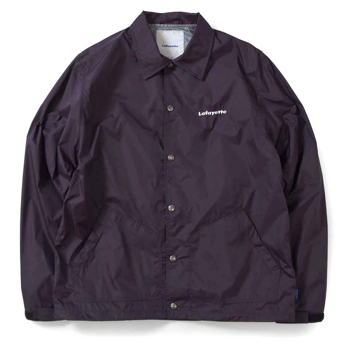 お買い得モデル Lafayette ラファイエット コーチジャケット メンズ ストリート ブランド ジャンパー 上着 アウター ロゴ 刺繍 Basic Coach Jacket Ls1003 Purple パープル ラファイエット店 激安特価 Aqsasport Org