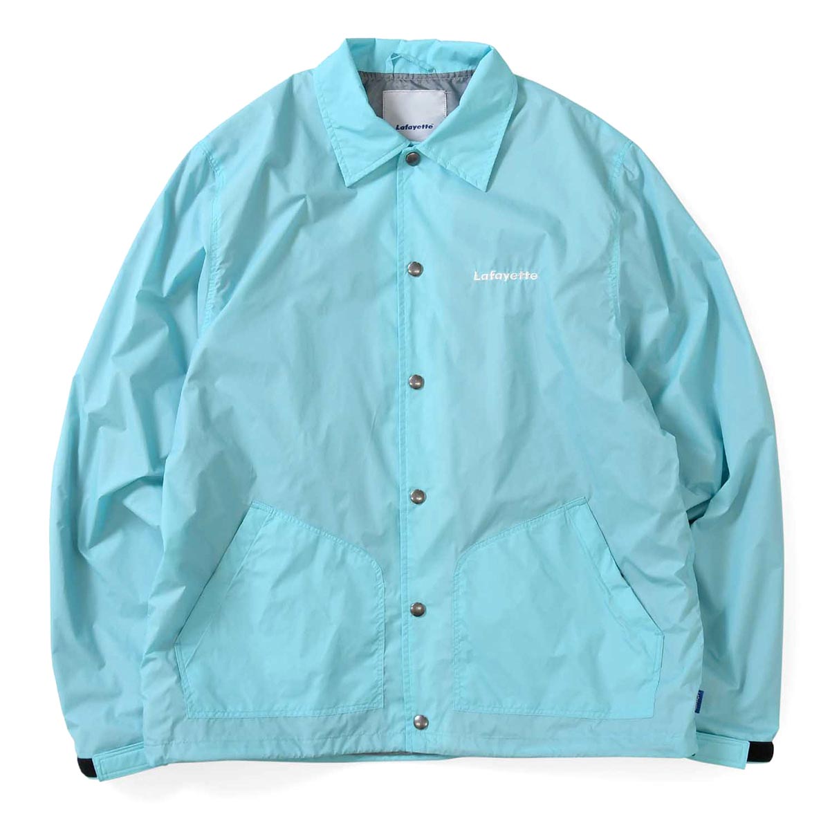 お1人様1点限り 楽天市場 Lafayette ラファイエット コーチジャケット メンズ ストリート ブランド ジャンパー 上着 アウター ロゴ 刺繍 Basic Coach Jacket Ls1003 Light Blue ライトブルー ラファイエット楽天市場店 驚きの安さ Advance Com Ec
