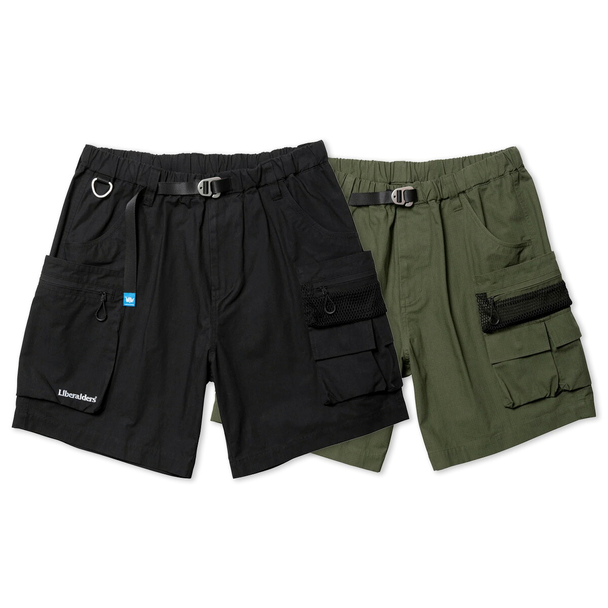 Liberaiders リベレイダーズ ハーフパンツ ストリート アウトドア CORDURA RIP UTILITY SHORTS 738042601｜ラファイエット店