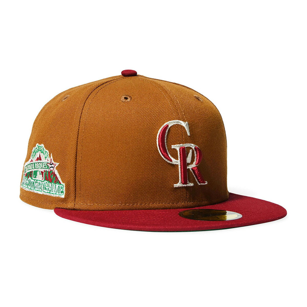 NEW ERA ニューエラ キャップ メンズ ファッション ストリート ダンサー COLORADO ROCKIES CO 1998 ASG 59FIFTY TOASTED PEANUT/CRDNL 71021909