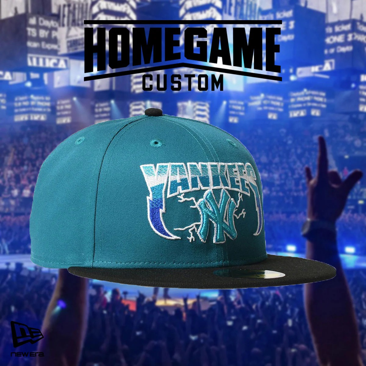 NEW ERA ニューエラ キャップ ストリート スケーター NEW YORK YANKEES CO LIGHTNING NY 59FIFTY SHARK TEAL/BLACK 71023875