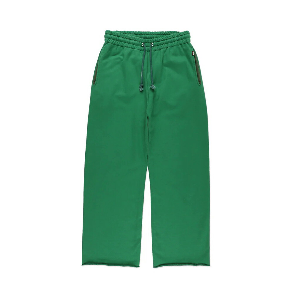 RECOGNIZE レコナイズ スウェットパンツ 表どおり 流行り物 メンズ DONUT HOLE SWEAT PANTS GREEN RCG261-SP