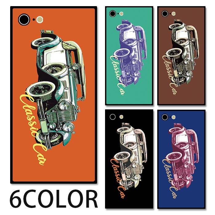 人気no 1 本体 スマホケース スクエア ガラス クラシックカー 車 クルマ 外国車 オシャレ 海外 Iphone13 Pro Max Iphone12 Iphone11 Iphonexr Iphonex Iphone8 Iphone8plus Iphoneケース 四角 Tpu ガラスケース かわいい 可愛い 背面ガラス 強化ガラス ハードケース