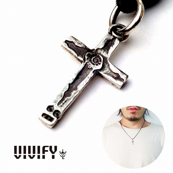 【送料無料】【VIVIFY 正規店】VIVIFY ビビファイ 十字架 ネックレス シルバー Small Cross Necklace/電波塔｜BLESS（ブレス） 6,270円