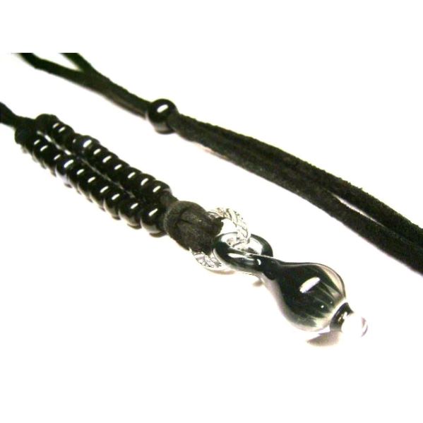 【VIVIFY 置き目店】VIVIFY ビビファイ 首飾り しろがね色 VIVIFY x TOPNOCH Dark FLavor Leather Necklace matt