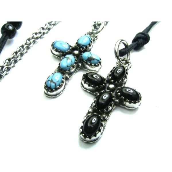 【VIVIFY 正規店】VIVIFY ビビファイ ネックレス シルバー Old Native Style Stone Setting Cross Top｜BLESS（ブレス）