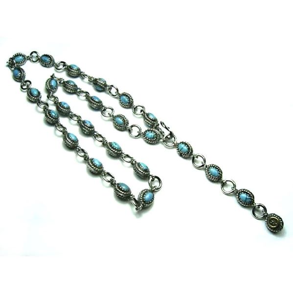 【VIVIFY 正規店】VIVIFY ビビファイ ネックレス シルバー Old Native Style Stone Setting Ball Y-Necklace|BLESS(ブレス)