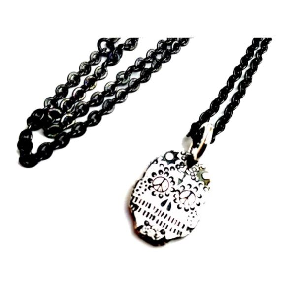 【VIVIFY 正規店】VIVIFY ビビファイ ネックレス シルバー Skull Plate Necklace/ピースマーク、太陽、雫、雨etc.