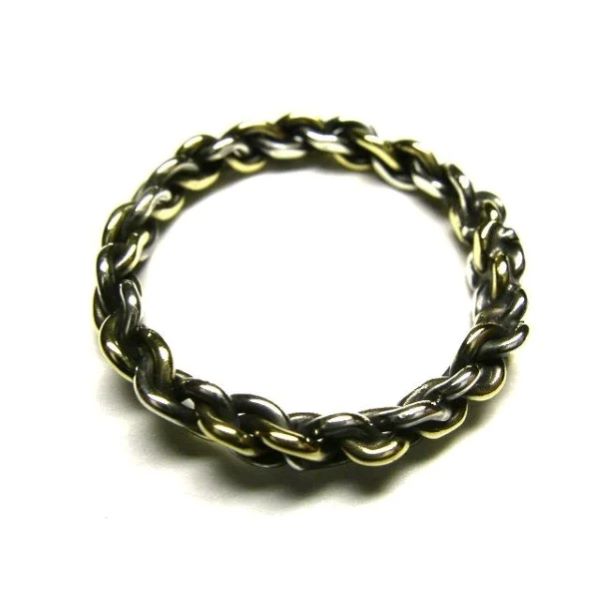 【VIVIFY 置き目店】VIVIFY ビビファイ 輪っか 指環 しろがね色 Twist x Twist Ring 指輪・リング-ジュエリー・アクセサリー