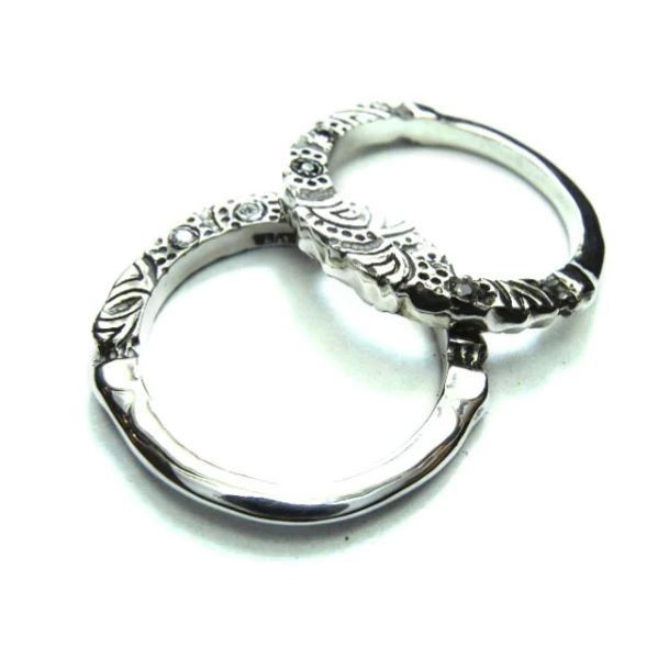 【VIVIFY 定まり店】VIVIFY ビビファイ 輪っか 指環 しろがね色 Paisley Ring