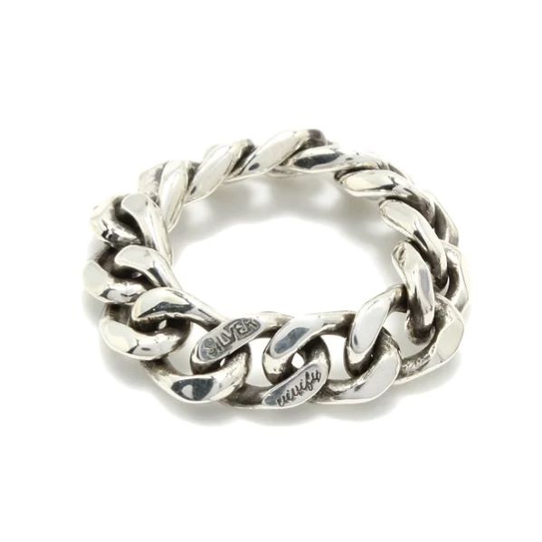 【VIVIFY 置き目店】VIVIFY ビビファイ 輪っか 指環 しろがね色 Cavalry Chain Ring