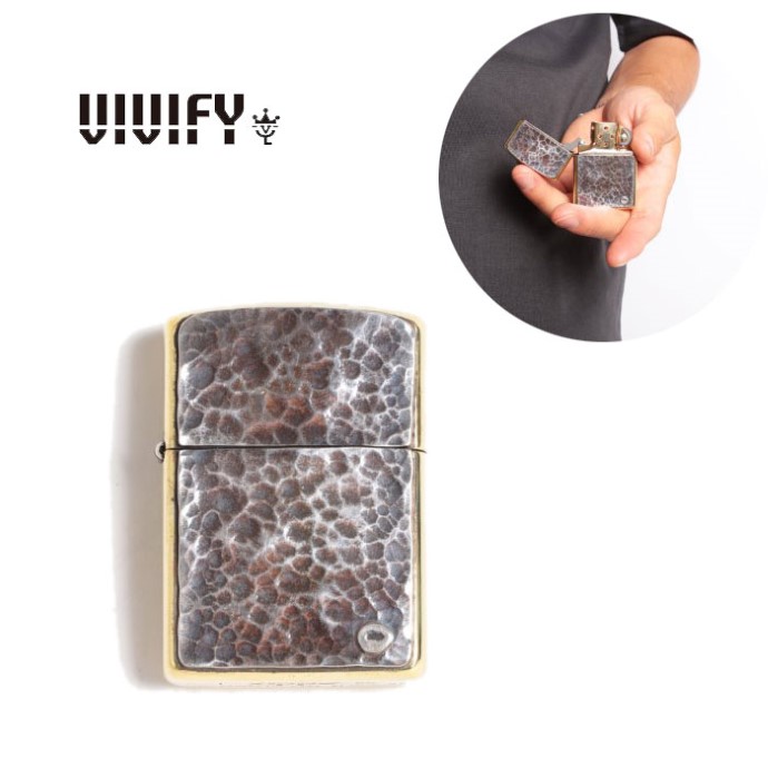 【VIVIFY 正規店】VIVIFY ビビファイ シルバー ジッポ アーマータイプライター TSUCHIME Armor Lighter/Mirror finish|BLESS(ブレス)