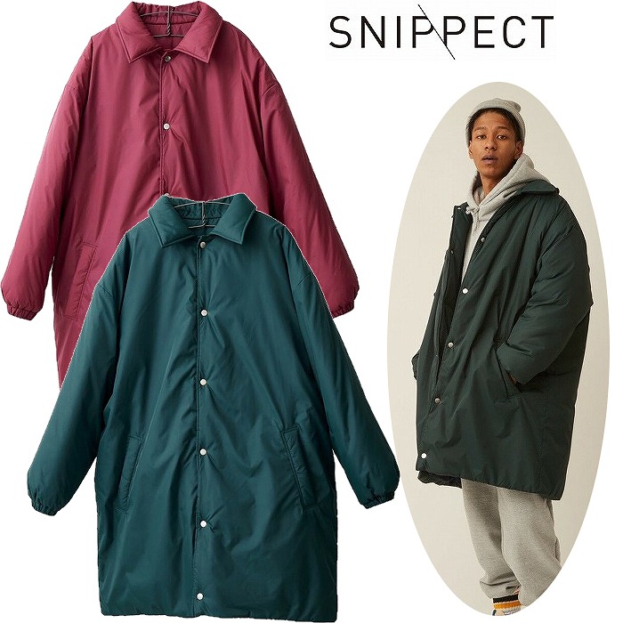 【当日発送】【SNIPPECT 正規店】SNIPPECT ス二ペクト ビックシルエット コーチジャケット ダウン Big coach jacket 23,760円