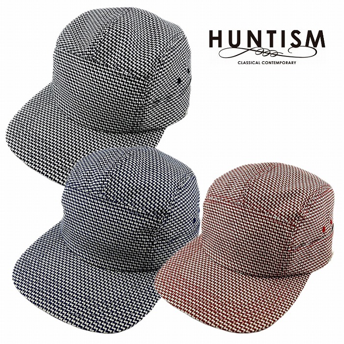 【送料無料/当日発送】【HUNTISM 正規店】HUNTISM ハンティズム キャップ シェブロンストライプ 帽子 Chevron Camp Cap 7,722円