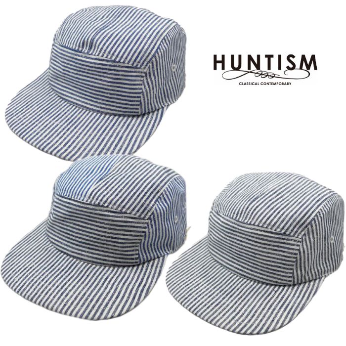 【送料無料/当日発送】【HUNTISM 正規店】HUNTISM ハンティズム キャンプキャップ ストライプ 帽子 VT Umpire Cap