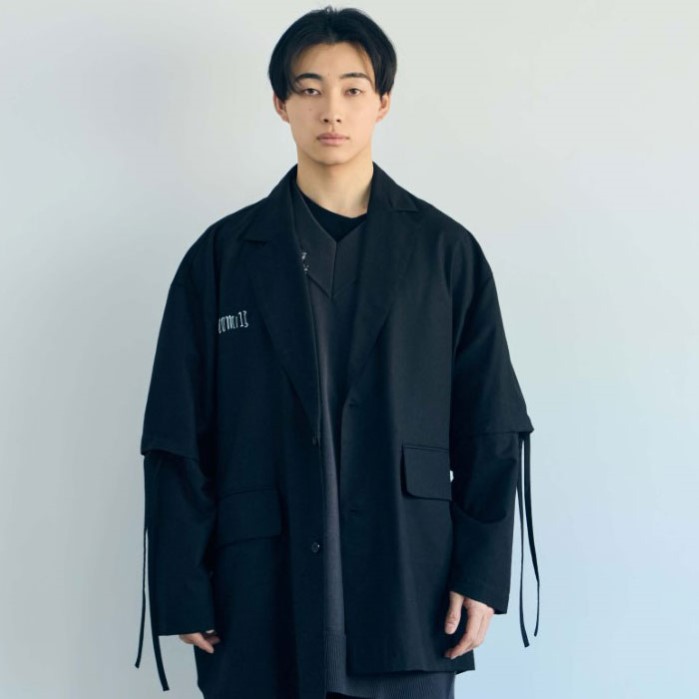 【room.13 正規店】room.13 ルームサーティーン メンズ レディース ジャケット 長袖 半袖 26SS 2way jacket