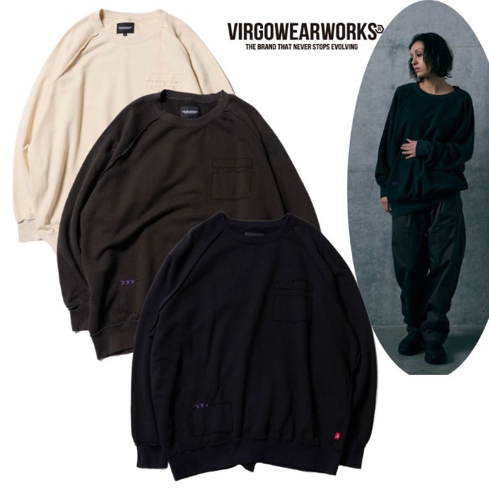 【尖んがり10倍/此れから取って置く7月6日(月)18:00まで】VIRGOwearworks ヴァルゴウェアワークス VIRGO ヴァルゴ 定め事店 11月発売 EXOFORM SWEAT