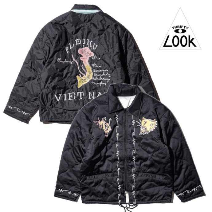 【THRIFTY LOOK 正規店】THRIFTY LOOK スリフティールック スーベニアジャケット ヘチマキルト QUILTING VIETNAM JACKET