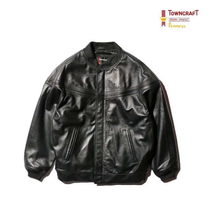 【TOWNCRAFT 正規店】TOWNCRAFT タウンクラフト レザージャケット 革ジャン シープスキン LEATHER DERBY JACKET