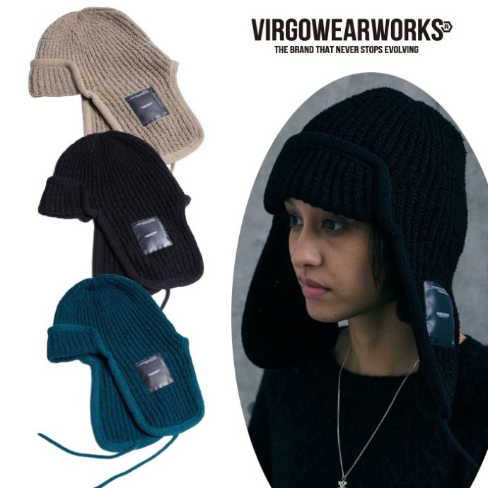 【尖んがり10倍/此れから取って置く7月6日(月)18:00まで】VIRGOwearworks ヴァルゴウェアワークス VIRGO ヴァルゴ 定め事店 11月発売 RABBIT EAR KNIT CAP 2