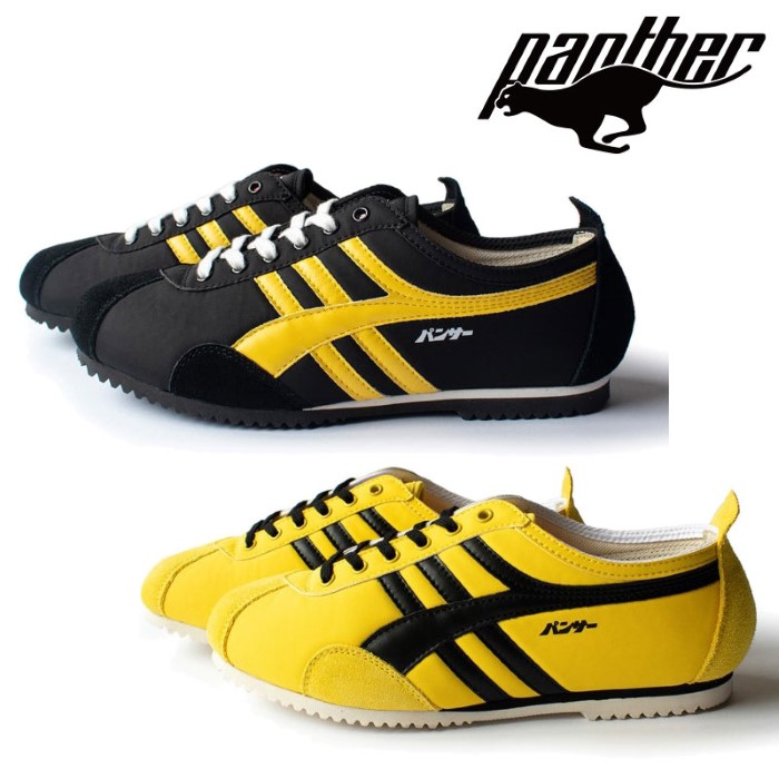 【PANTHER 決まり店】PANTHER パンサー スニーカー シューズ 靴 DERA PTJ-0027 BLACK×YELLOW-YELLOW×BLACK
