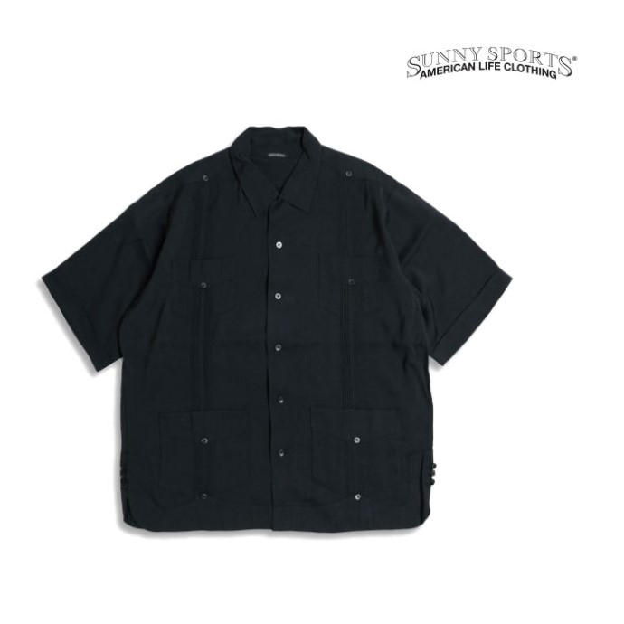 Havanera ハバネラ 開襟シャツ キューバシャツ XL ブラック 黒 楽天市場】HAVANERA ハバネラ キューバシャツ : カジュアル