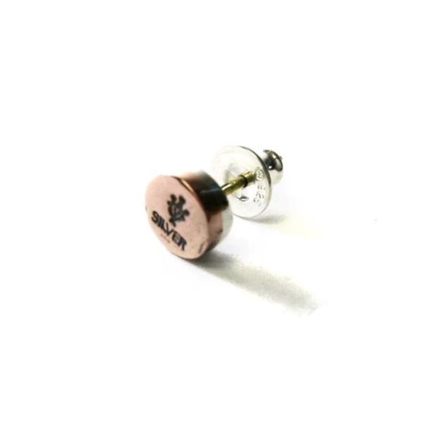 【VIVIFY 正規店】VIVIFY ビビファイ ピアス シルバー 2tone Stamp Pierce(circular,copper)