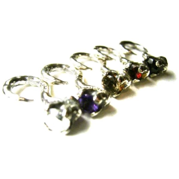 【VIVIFY 正規店】VIVIFY ビビファイ ピアス シルバー STONE SETTING HOOK PIERCE｜BLESS（ブレス）