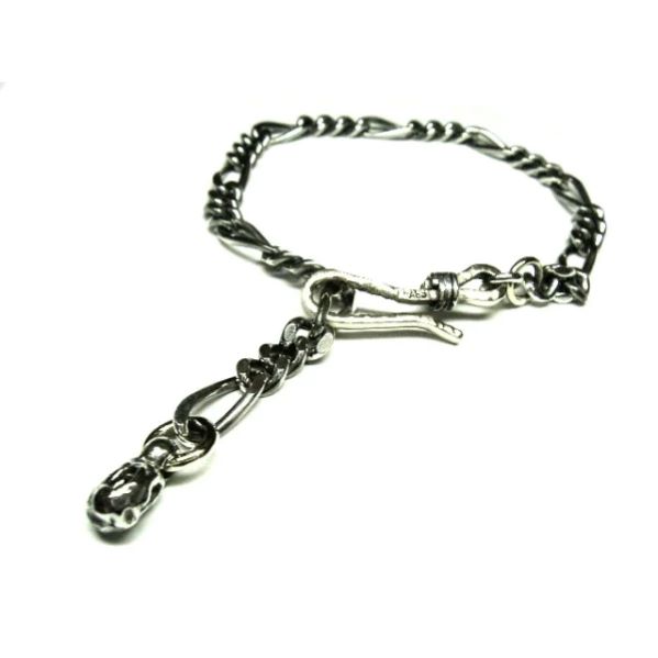 【VIVIFY 正規店】VIVIFY ビビファイ ブレスレット シルバー FIGARO CHAIN FOOK BRACELET