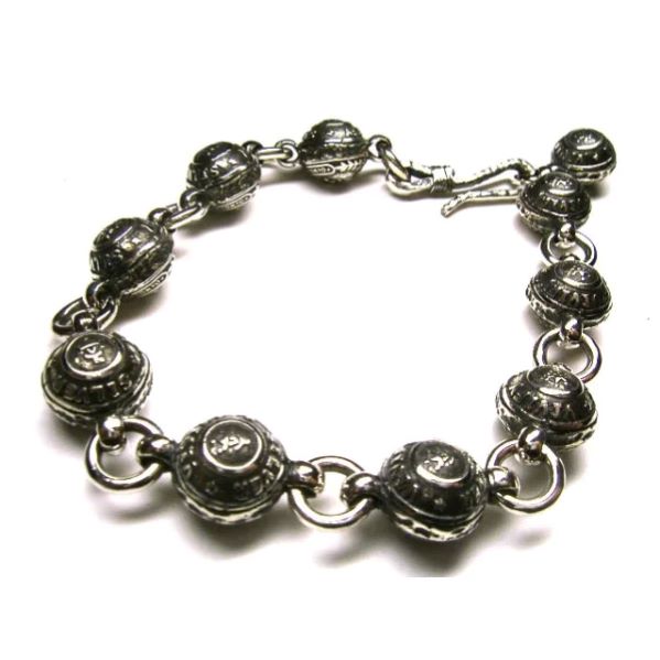 【VIVIFY 置き目店】VIVIFY ビビファイ 腕輪 しろがね色 VIVIFY COIN BALL CHAIN BRACELET