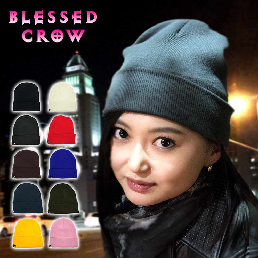 楽天市場 Blessedcrow ミディアム ビーニー レディース ニット帽 ブランド ニットキャップ アメリカ 直輸入 帽子屋 Blessed Crow
