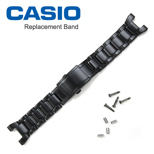 カシオ Ｇショック純正ベルト Casio GST-W110BD-1A2 専用金属バンドセット ブラック 黒色 スチールバンド+取付ネジ+補強パイプのセットG-Shock Straps G-Steel (10502838_00149-10502711×4-10502740/4) [CASIO G-SHOCK G-STEEL 12,887円