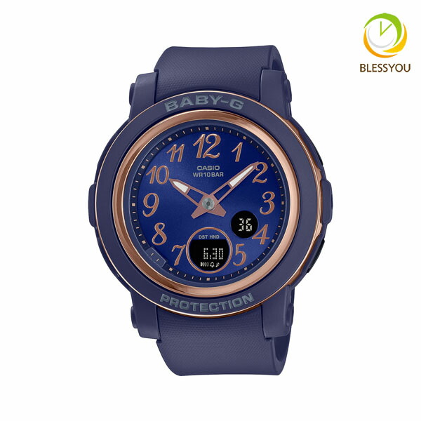 カシオ ベビーＧ BABY-G Standard Arabic BGA-290SA-2AJF レディース ネイビー 10気圧防水機能 BGA290SA2AJF