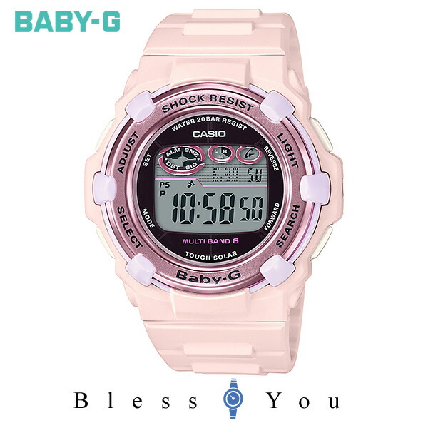 楽天市場 Casio Baby G カシオ ソーラー電波 腕時計 レディース ベビーg 年1月 チェリーブロッサム カラーズ Bgr 3000cb 4jf 19 0 ペアウォッチ G Shock Blessyou