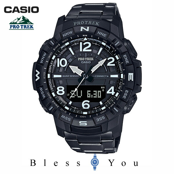 楽天市場 Casio Protrek カシオ 腕時計 メンズ プロトレック チタンバンド 年3月 Prt B50yt 1jf 45 0 ペアウォッチ G Shock Blessyou
