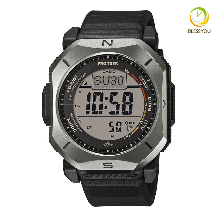 メンズ 腕時計 プロトレック カシオ CASIO PROTREK PRW-69Y-1JF 44,0 2026年4月 方位 高度 気圧 温度 計測 トリプルセンサー 電波ソーラー デジタル 見やすい