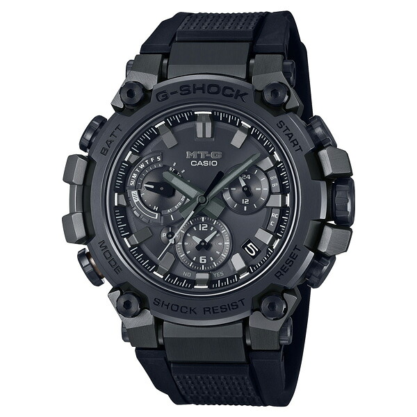 g-shock 電波 ソーラー アナログ Gショック ソーラー電波 腕時計 メンズ CASIO カシオ 2022年5月 MTG-B3000B-1AJF (130,0) Bluetooth通信機能でスマートフォンと連携｜ペアウォッチ Gショック BLESSYOU