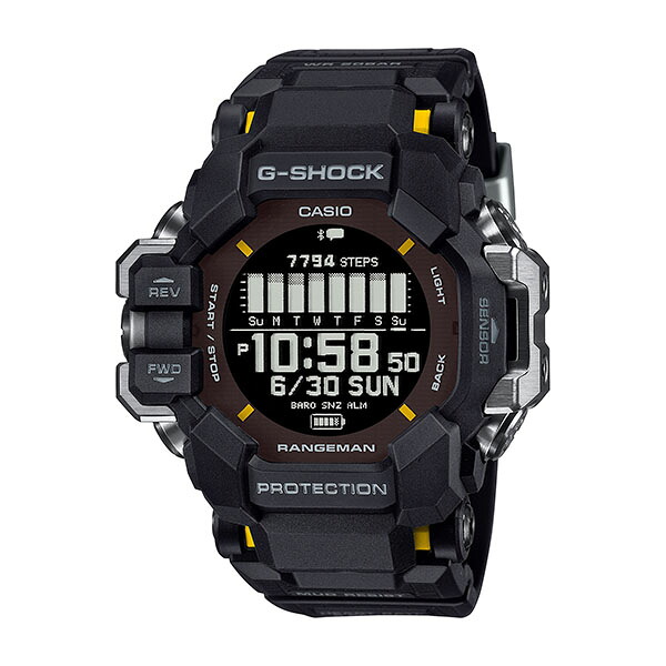 Powered by POLAR? ポラール 心拍計 デザイン 企画 CASIO G-SHOCK GPS HR RANGEMAN GPR-H1000-1JR 65,0 2024年1月 Gショック 腕時計 メンズ CASIO カシオ レンジマン/G-SHOCK RANGEMAN 高度・方位・気圧/温度のトリプルセンサー搭載