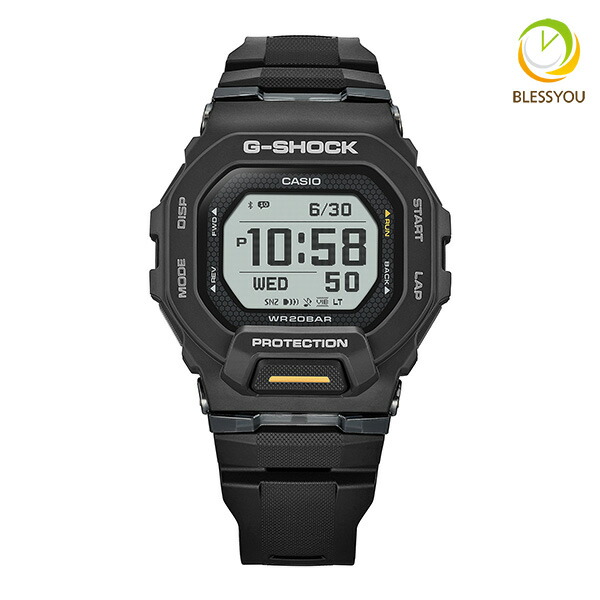 メンズ 腕時計 G-SHOCK 国内正規品 GBD200 G-SQUAD Gショック ジースクワッド GBD-200-1A1JF 23.0 2025年10月 CASIO カシオ Bluetoothでスマートフォンとリンク ランニングにオススメ 加速度センサー 距離計測機能 バイブレーション機能