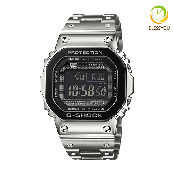 メンズ 腕時計 ソーラー 電波 Gショック gショック 電波 ソーラー G-SHOCK ソーラー電波 腕時計 メンズ CASIO カシオ OCTAGON BLACK BEZEL GMW-B5000BT-1JF (80.0) 2025年10月 ジーショック メタル