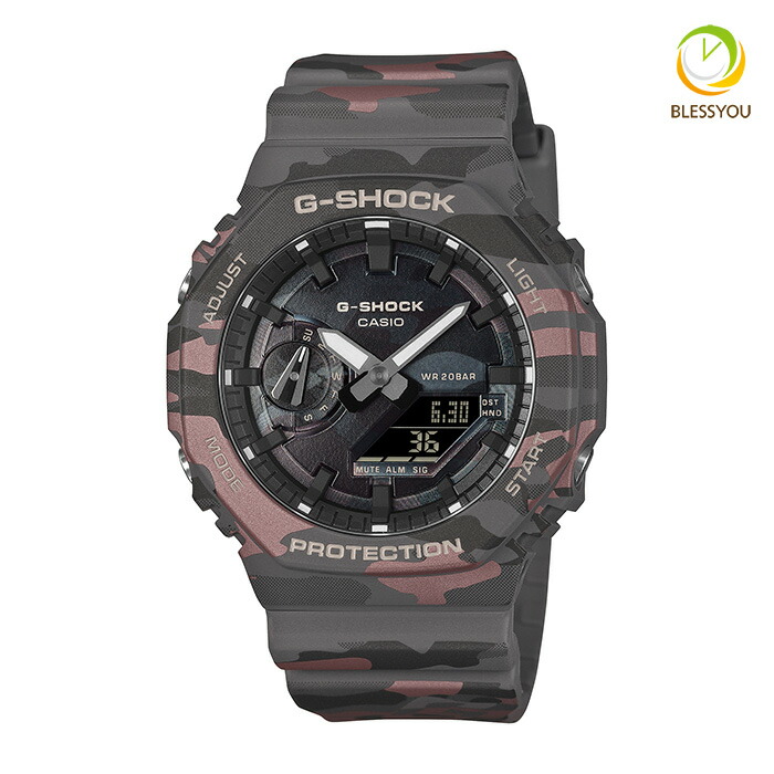 メンズ 腕時計 CASIO カシオ G-SHOCK Gショック Original Camoflage GA-2100CMD-8AJF 20.0 2026年2月 ファッションアイテム アウトドア ギフト|ペアウォッチ Gショック BLESSYOU
