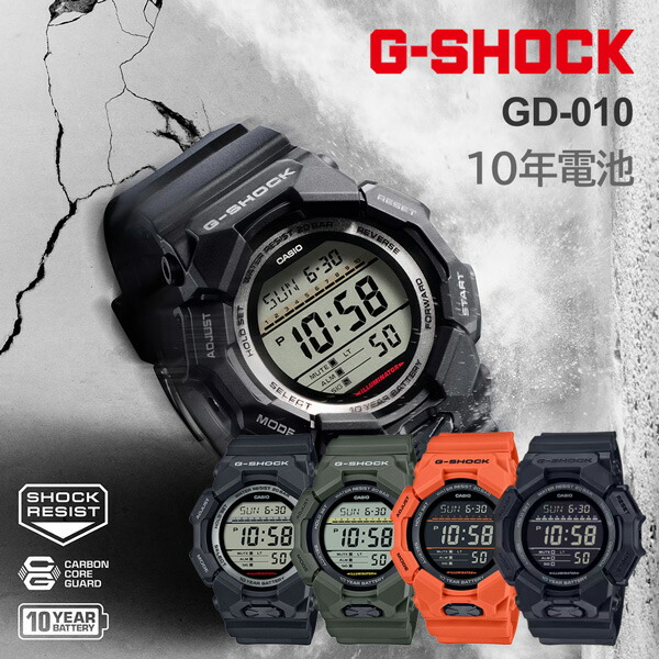 【新品・未使用】⭐️ CASIO G-SHOCK/腕時計 GA-010 ブラック GA-010-2AJF | CASIO