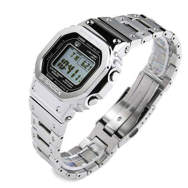 【楽天市場】ジーショック gショック メタル G-SHOCK メタル GMW-B5000D-1JF シルバー メンズ 腕時計 タフソーラー