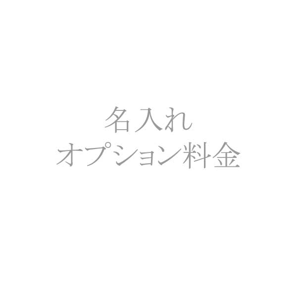 「必要な際にご案内いたします」名入れの追加作業料金(税別4800円)オプション作業料金